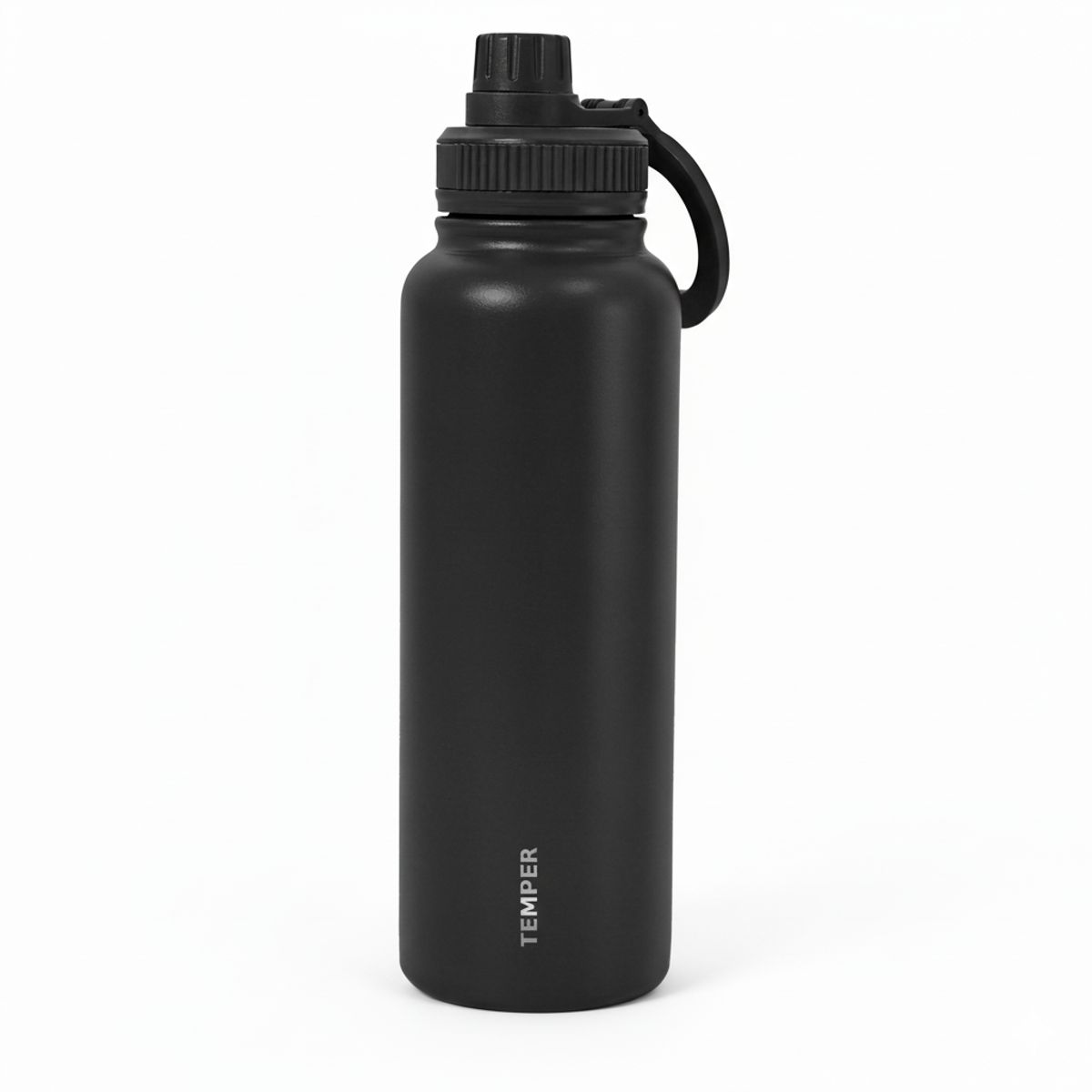 GENERICO - Termo 12L Botella Termica Temper Agua Acero Inoxidable Negro