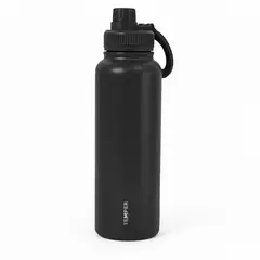 GENERICO - Termo 12L Botella Termica Temper Agua Acero Inoxidable Negro