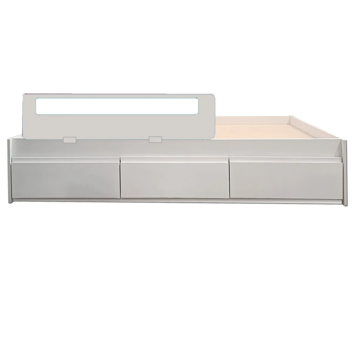 Cama Infantil Montessori tres cajones 1.5 Plazas - Linea Minimal Blanca, marca DECORACION CREATIVA - Foto Principal