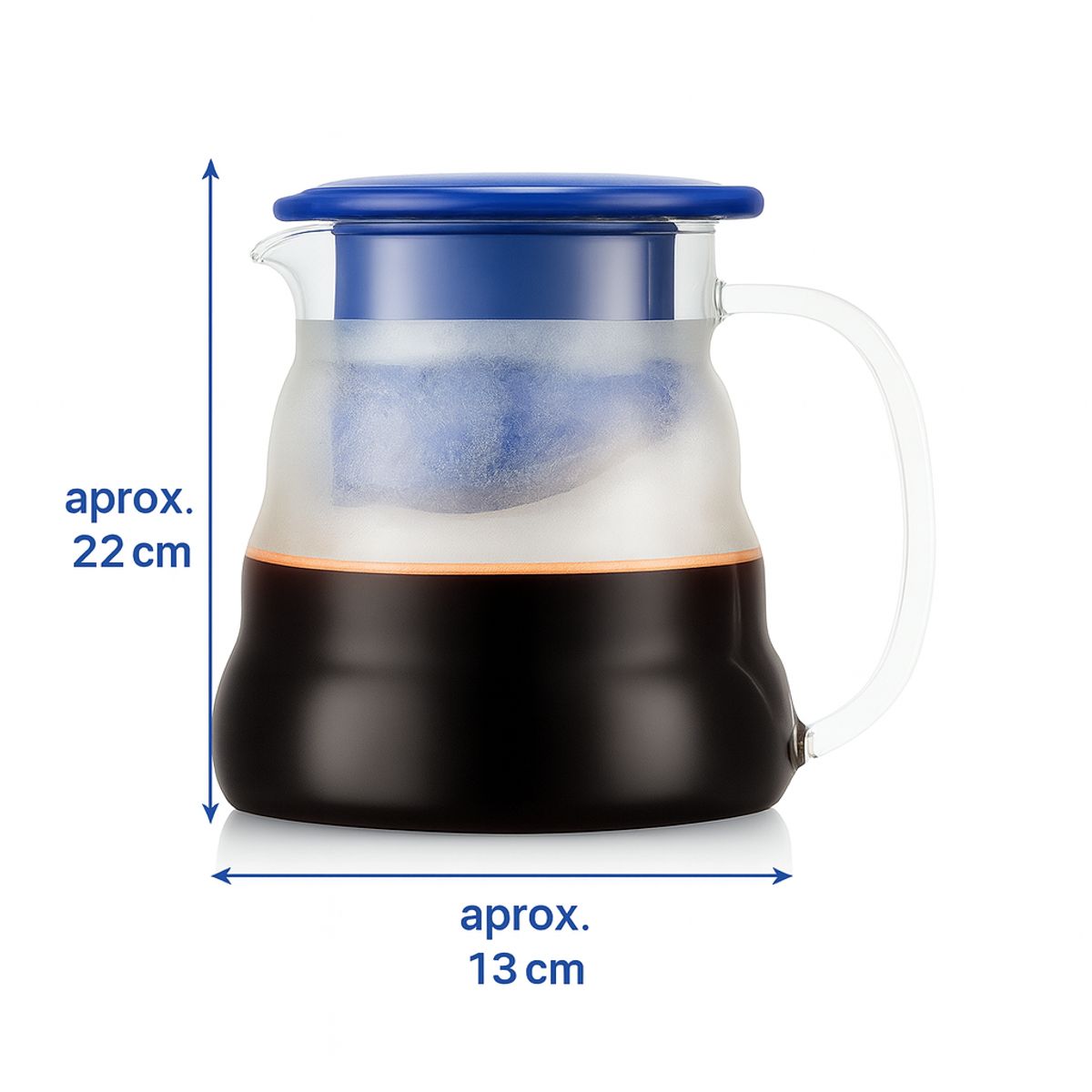 BODUM - Cafetera de Goteo Bodum Melior 0,6 Lts. – Diseño compacto y elegante color Azul