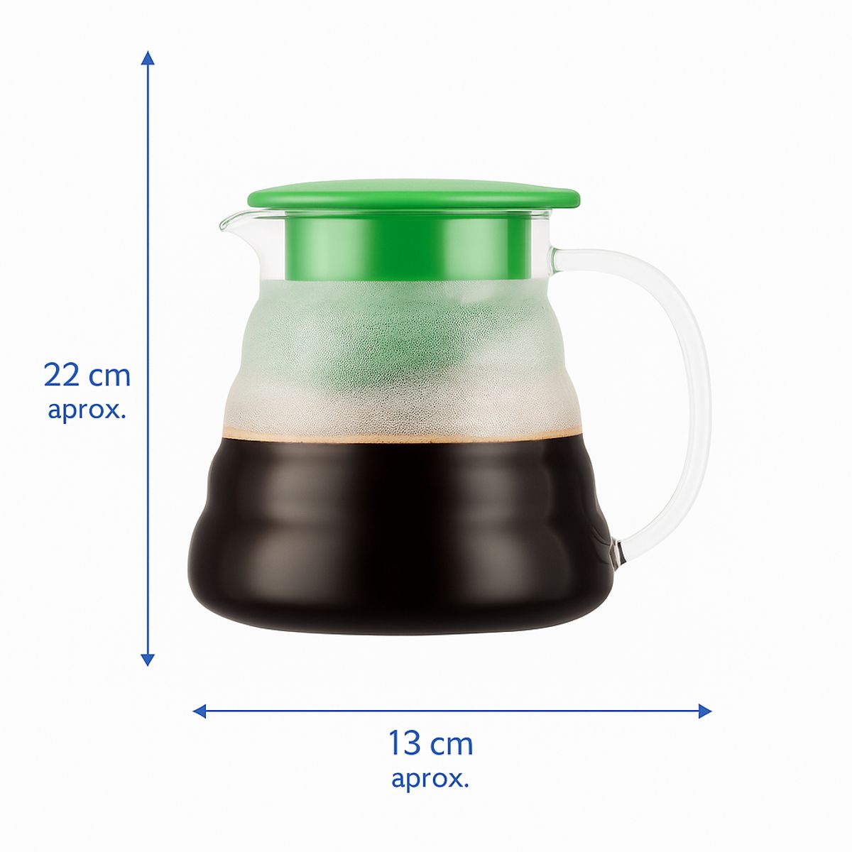 BODUM - Cafetera de Goteo Bodum Melior 0,6 Lts. – Diseño compacto y elegante color Verde