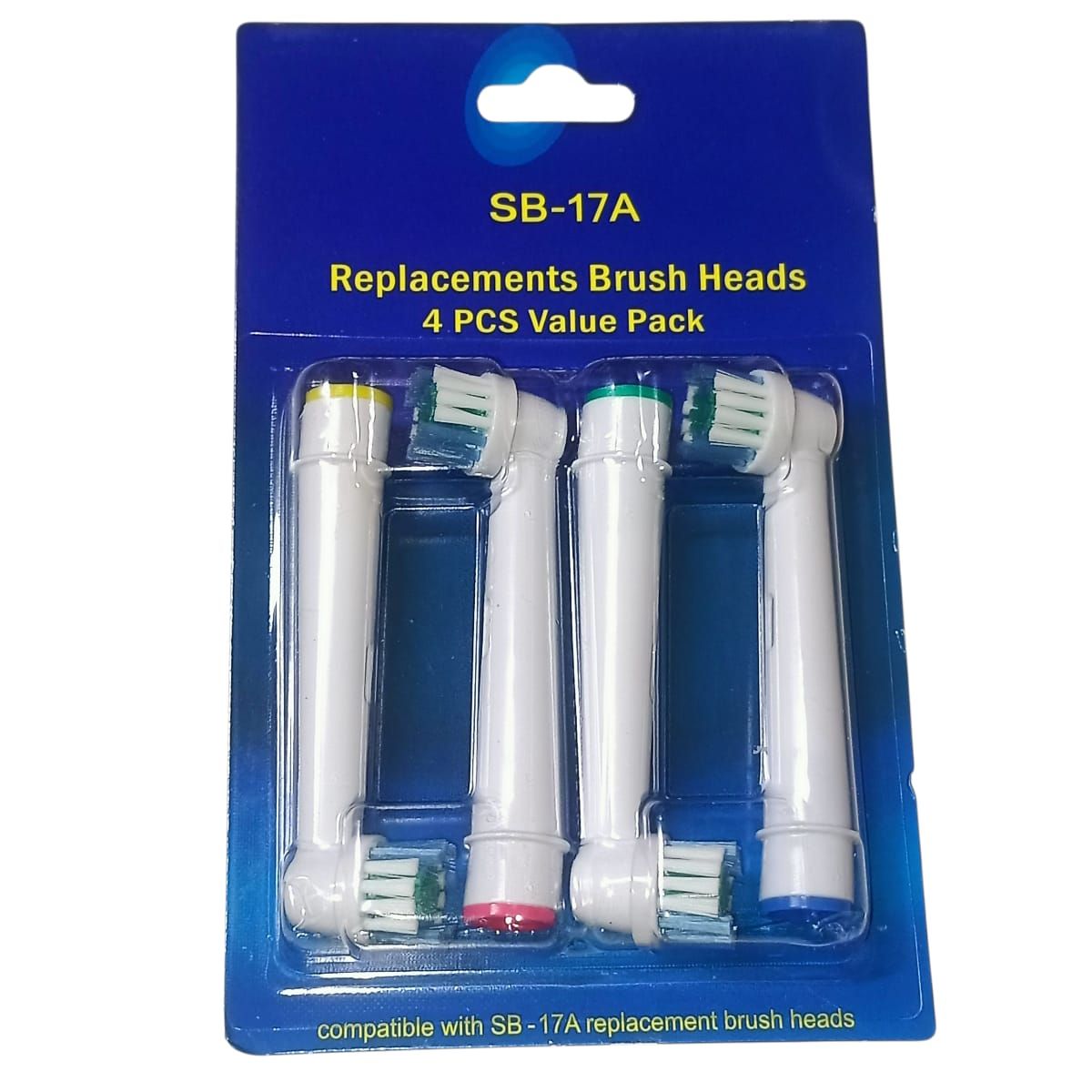 GENERICO - Pack 4 Cabezales Para Cepillo Eléctrico Compatible