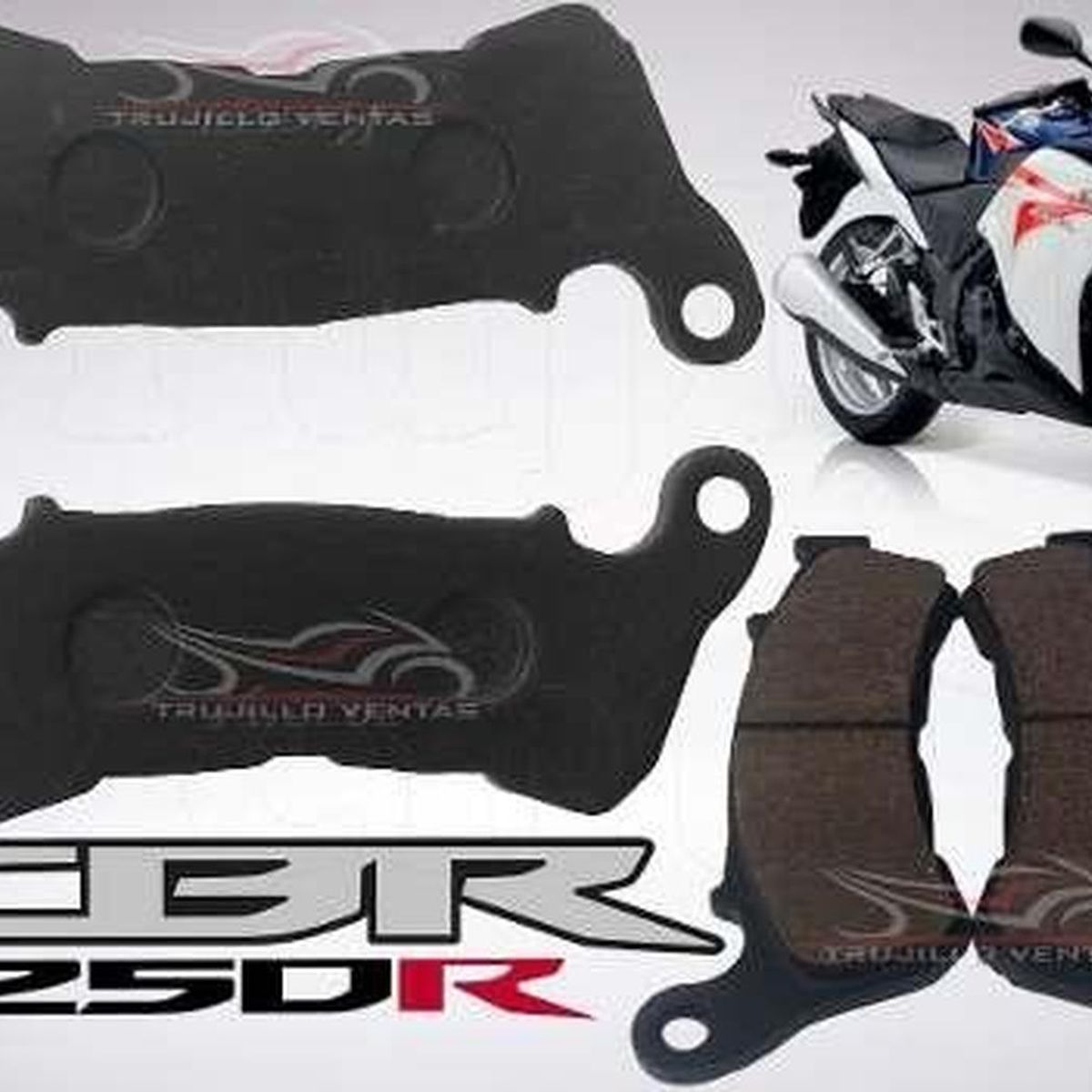 GENERICO - Pastillas de Freno Delanteras Moto Honda Cbr250r Con Abs