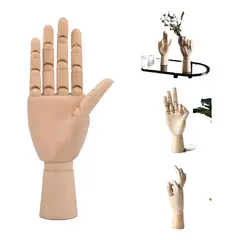 ATURE - Adorno De Madera Mano Derecha Boceto Palma Boceto 10 Pulgada