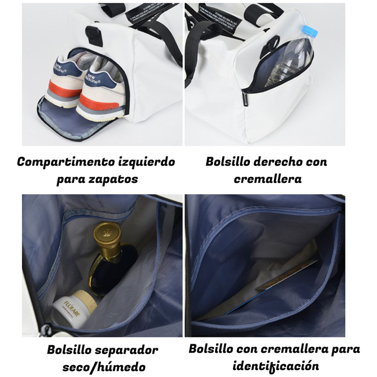 GENERICO - Bolsa Deportiva Para El Gym Bolsa De Viaje Con Ompartimento