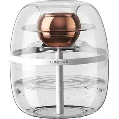 PUREPOWER - Humidificador 3L USB Portátil para Dormitorio con Niebla Fría Luz Nocturna y Silencioso