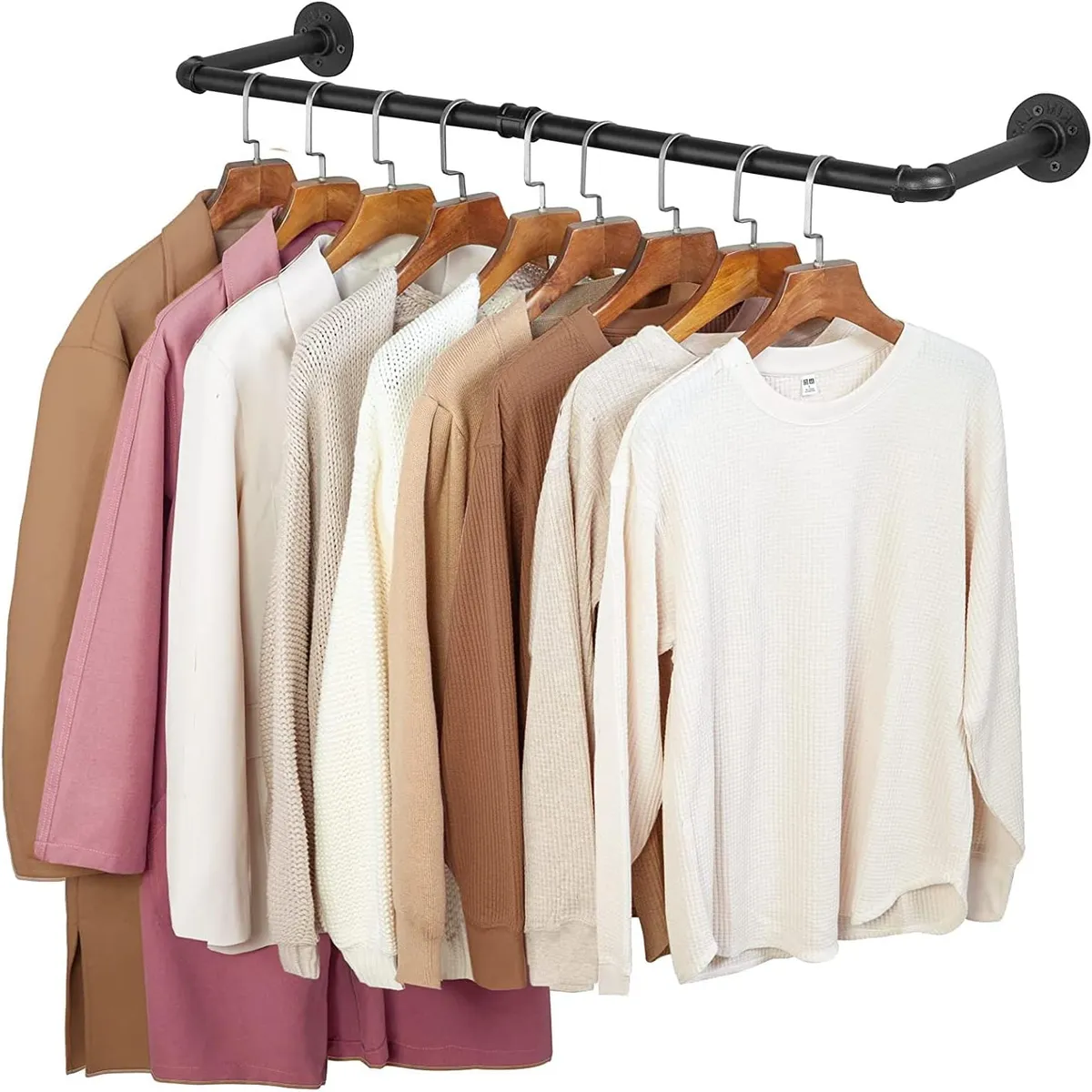 GENERICO - Estilo Industrial Perchero De Pared Para Ropa Perchero