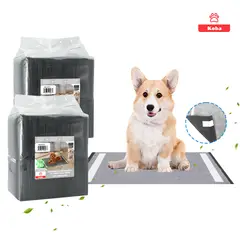 KOBA - 200 Pañales Para Perro Sabanillas Entrenamiento De Carbón 33x45cm