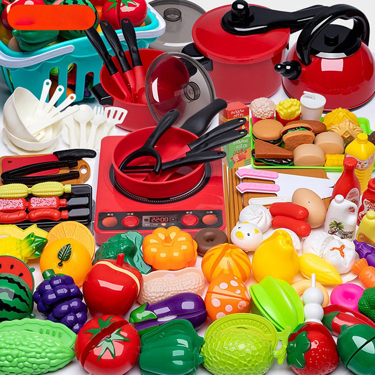 ATURE - 102piezas Juego De Juguetes De Cocina Para Niños Pequeños