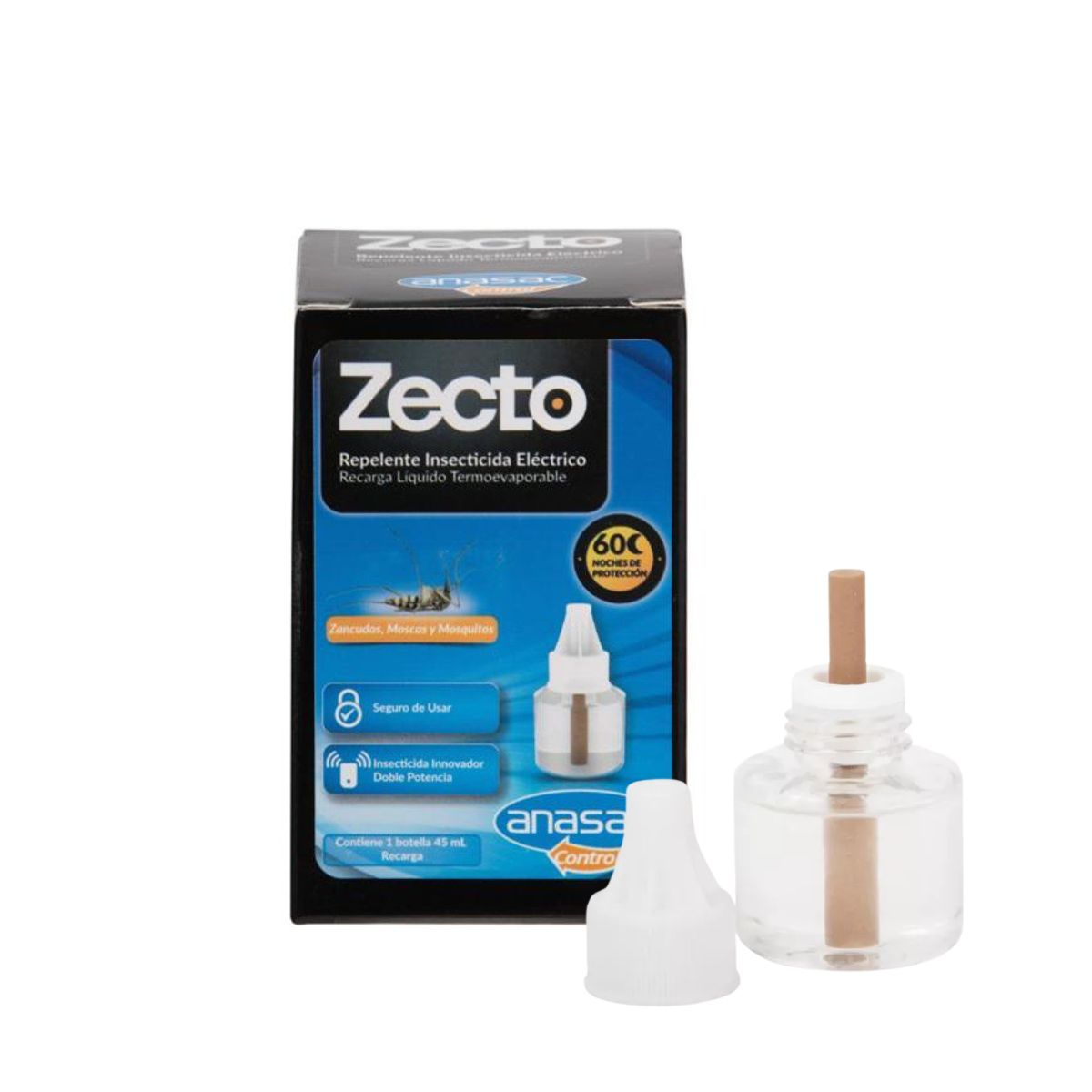 ANASAC - Zecto Liquido Insecticida Recarga