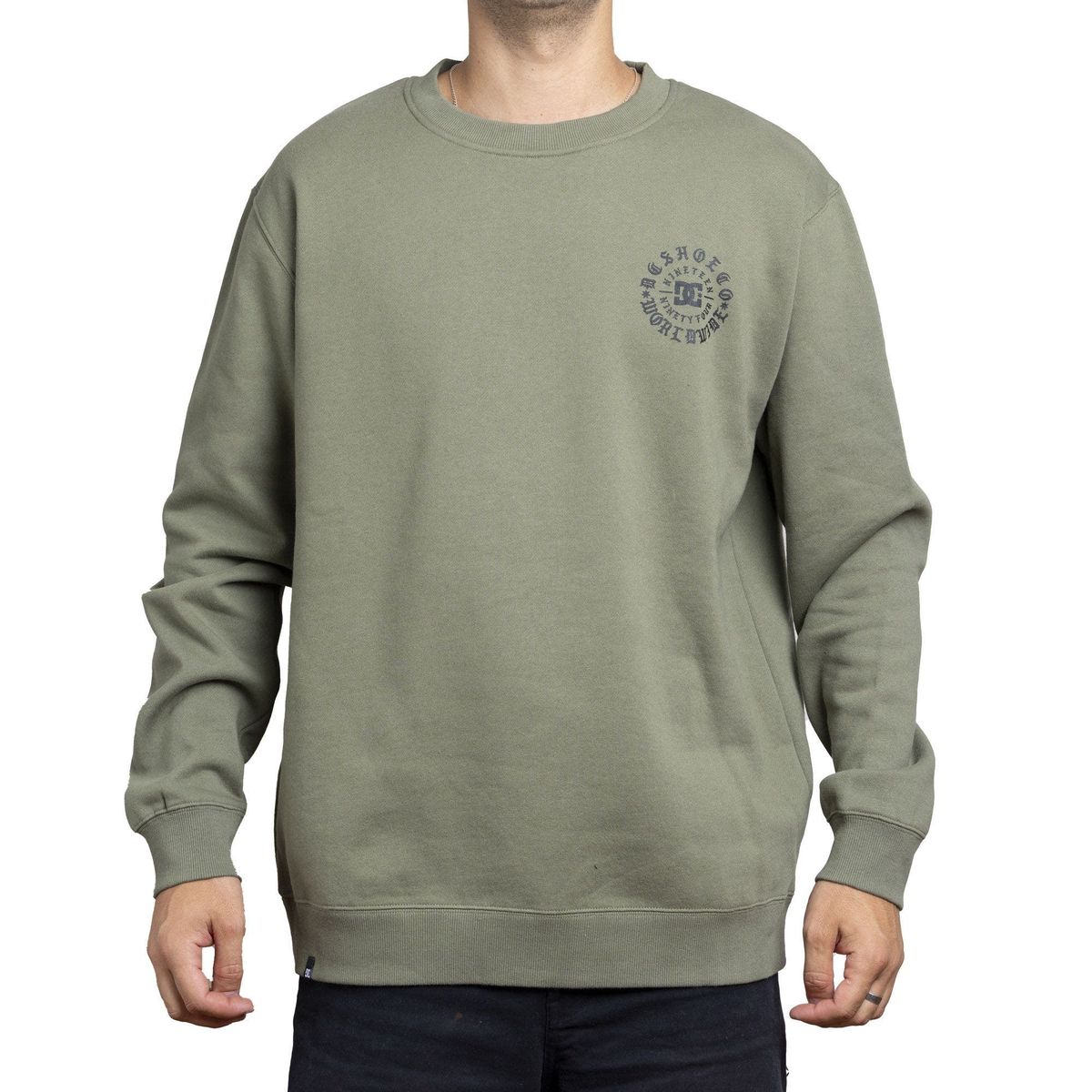 DC SHOES - Polerón Hombre Corpo Verde DC