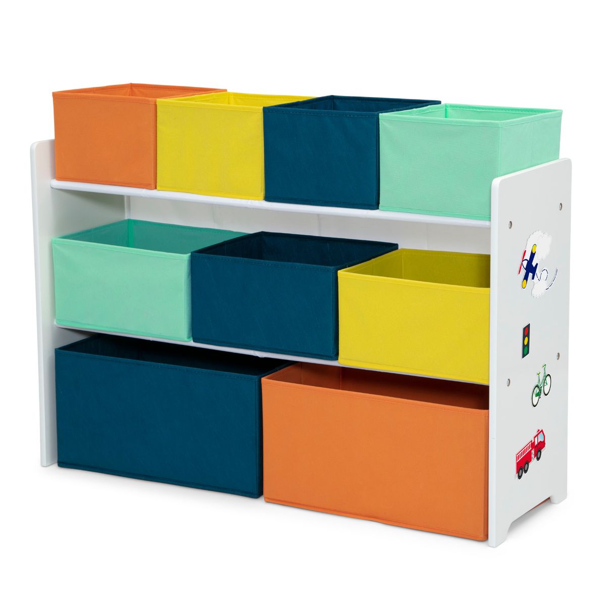 DELTA CHILDREN - Organizador infantil extra grande multicolor  de 9 contenedores Delta Children