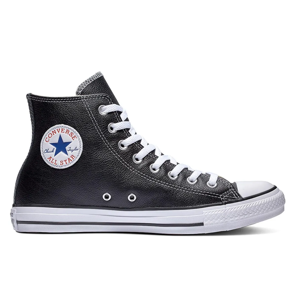 CONVERSE - Zapatilla Converse Chuck Taylor All Star Cuero Hombre Negro