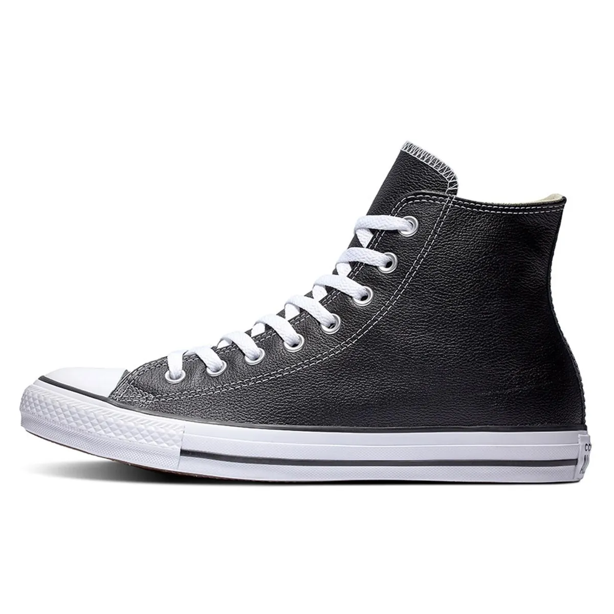 CONVERSE - Zapatilla Converse Chuck Taylor All Star Cuero Hombre Negro