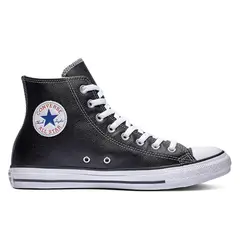 CONVERSE - Zapatilla Chuck Taylor All Star Cuero Hombre Negro
