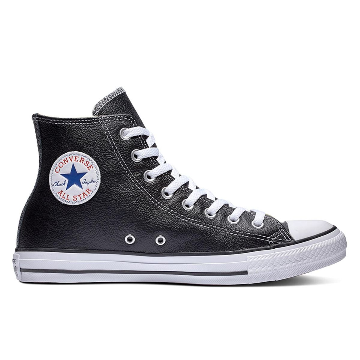 CONVERSE - Zapatilla Converse Chuck Taylor All Star Cuero Hombre Negro