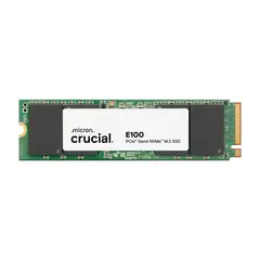 CRUCIAL - Unidad SSD E100, 480GB, PCI-e Gen 4 NVMe, M.2 2280, Lect 5000MB/s Escr 4500MB/s