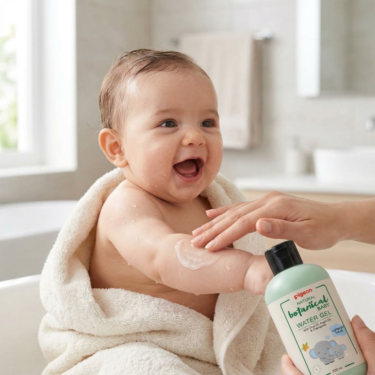 PIGEON - Gel Hidratante Botánico Para Bebés 200ml