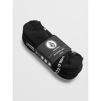 Calcetines Stone No Show 3Pack Negro Hombre
