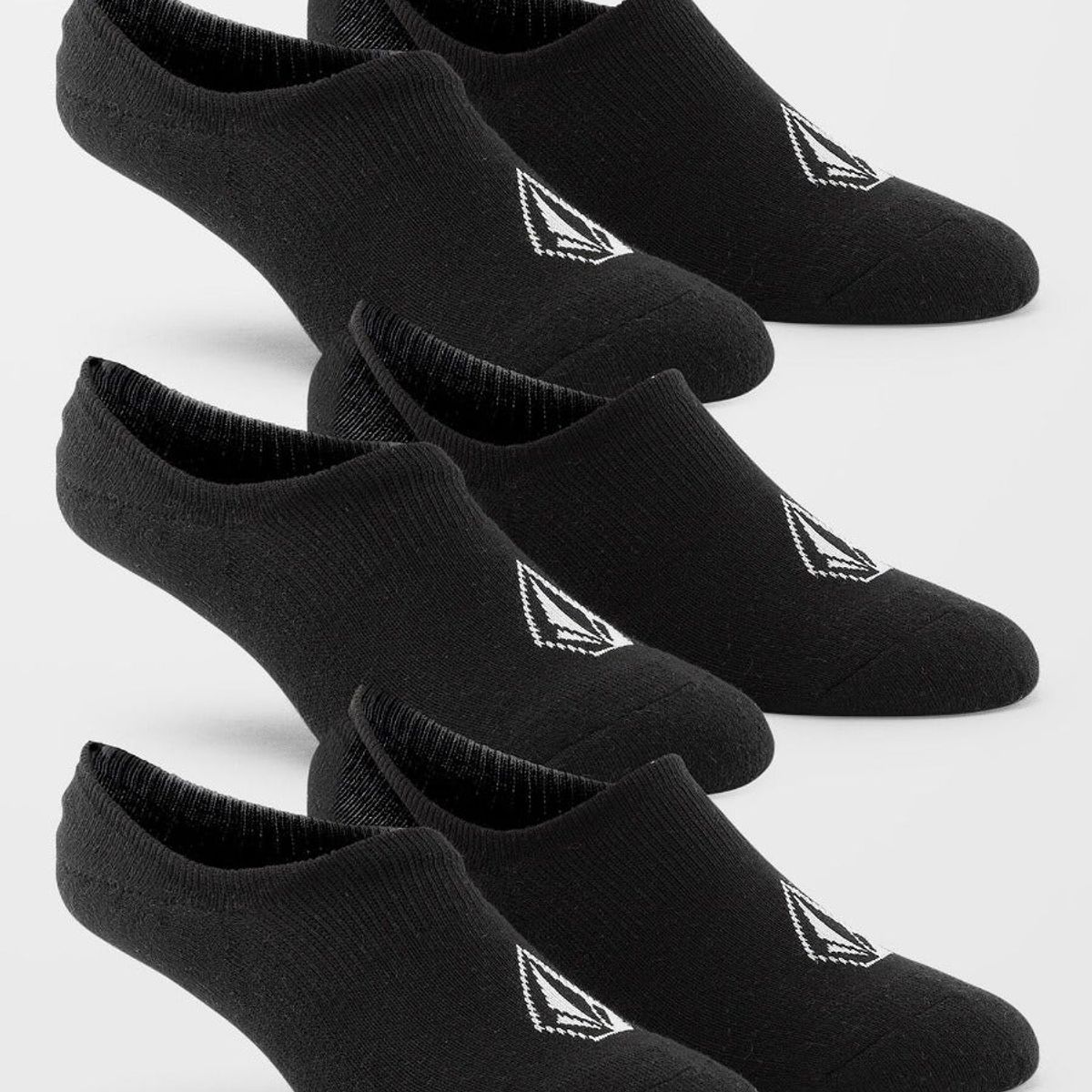 VOLCOM - Calcetines Stone No Show 3Pack Negro Hombre Volcom