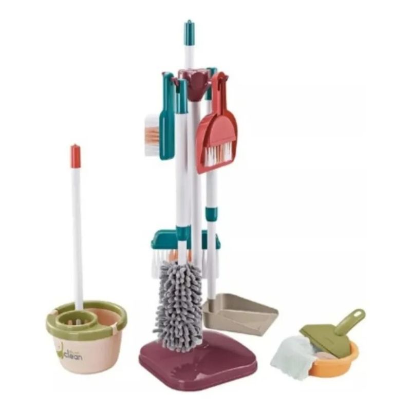 GENERICO - Set Aseo Juguete Didáctico Limpieza 18pcs Para Niños Y Niñas