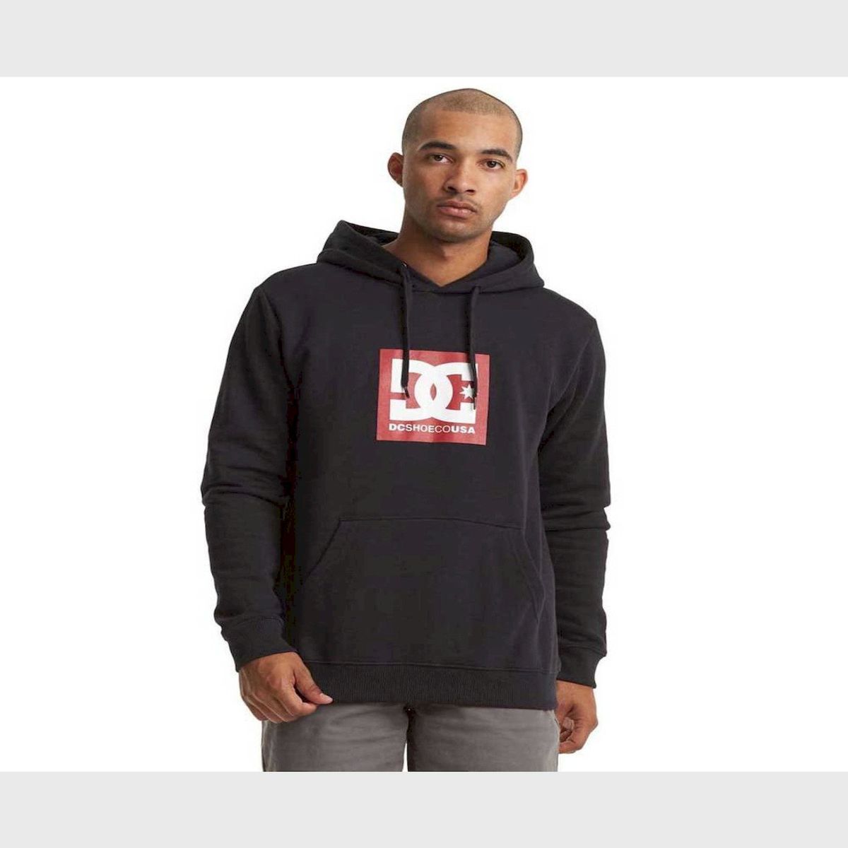 DC SHOES - Poleron Square Star Pullover Hoodie Negro DC