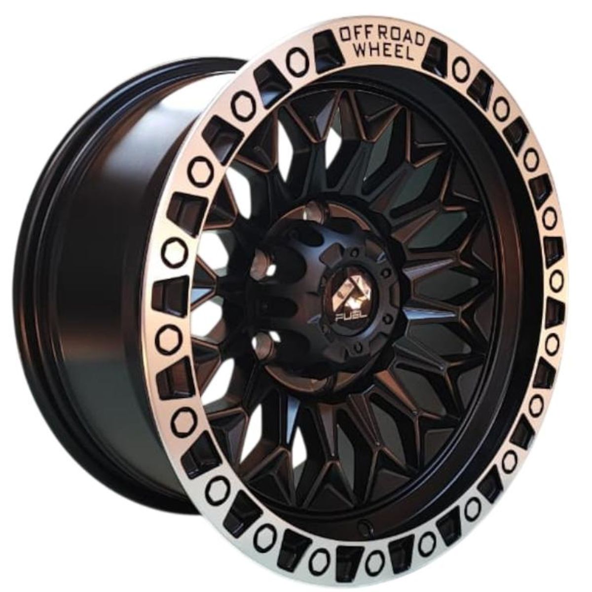 GENERICO - Juego de Llantas 16X8 6x1397 Et0 Matt black machin lip H057