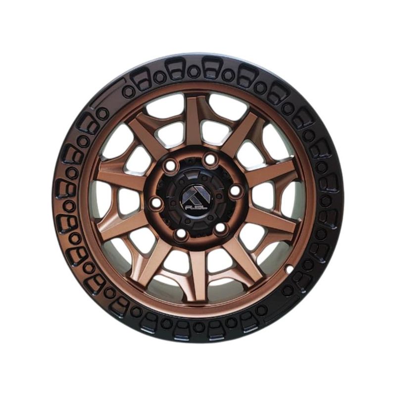 GENERICO - Juego de Llantas 16X85 6x1397 Et0 Bronze+MBL H127-6