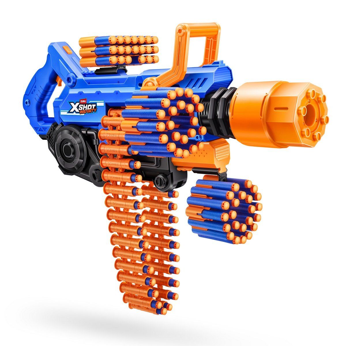 X-SHOT - Lanza Dardos Insanity Smoking Barrel Con 72 Dardos X-Shot