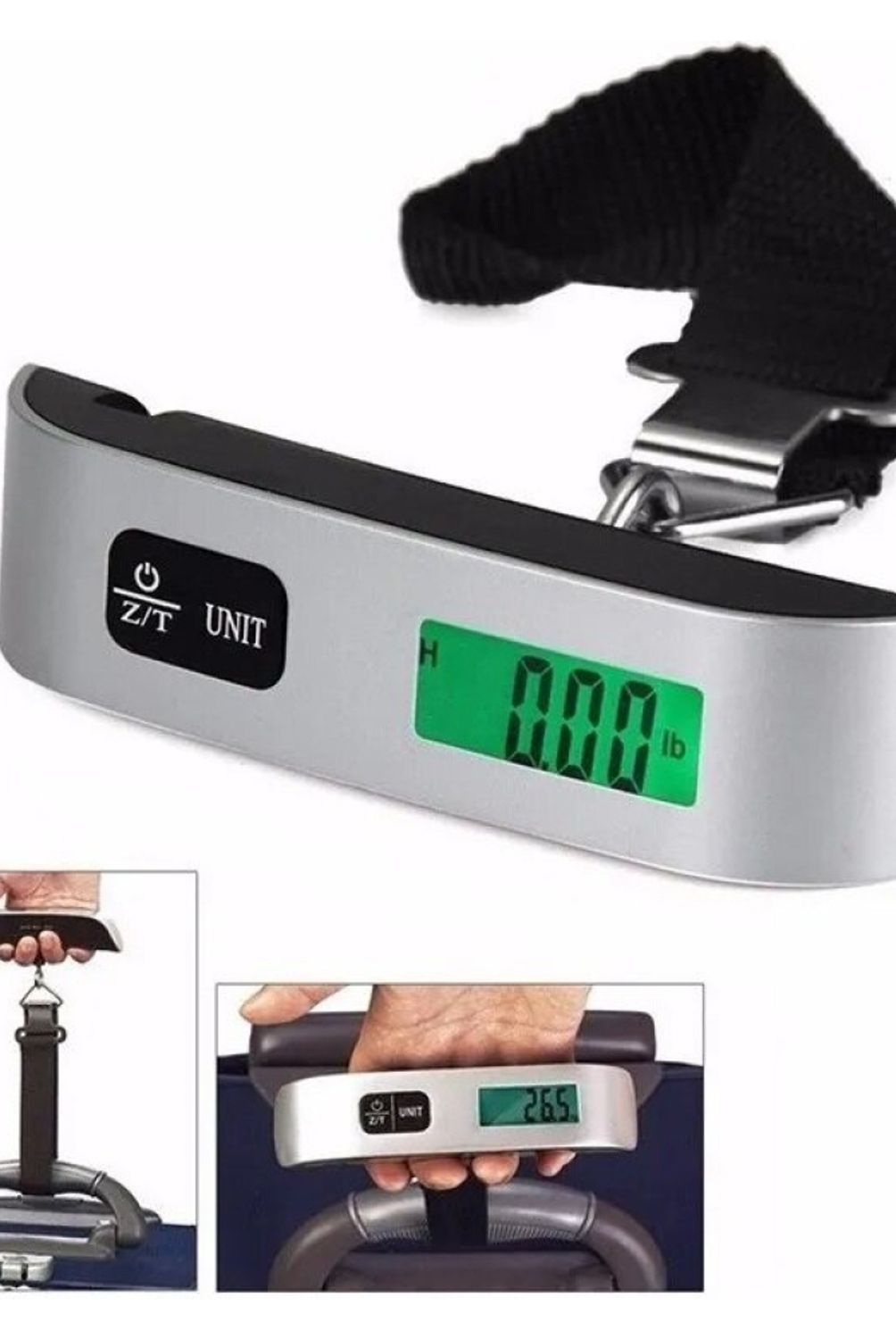 GENERICO - Pesa Balanza Digital Maleta Para Colgar 50Kg