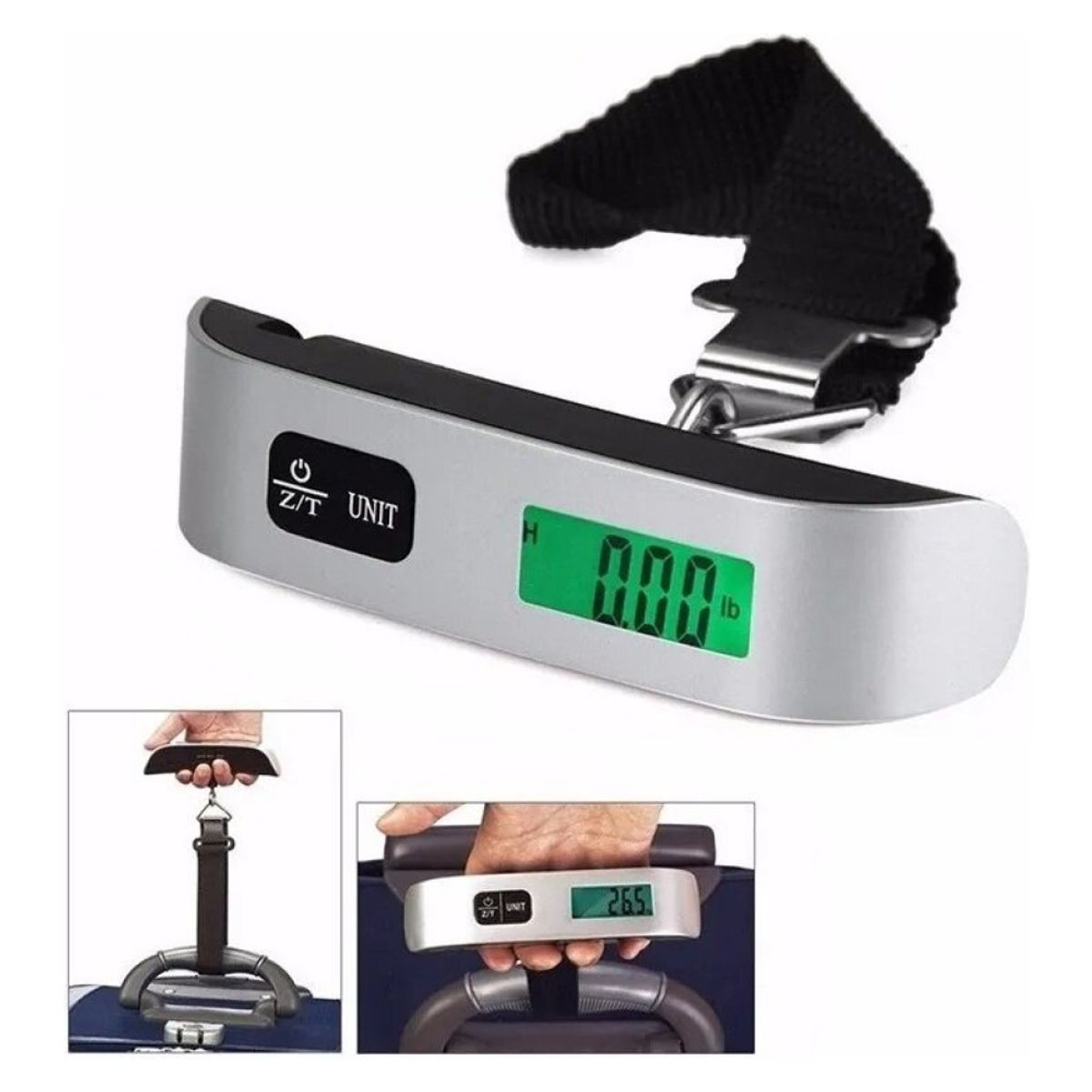 GENERICO - Pesa Balanza Digital Maleta Para Colgar 50Kg