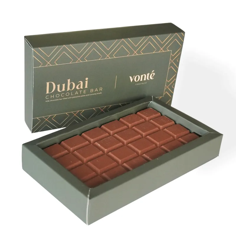 GENERICO - Barra Chocolate Dubai Viral Pistacho Vonté 245 G