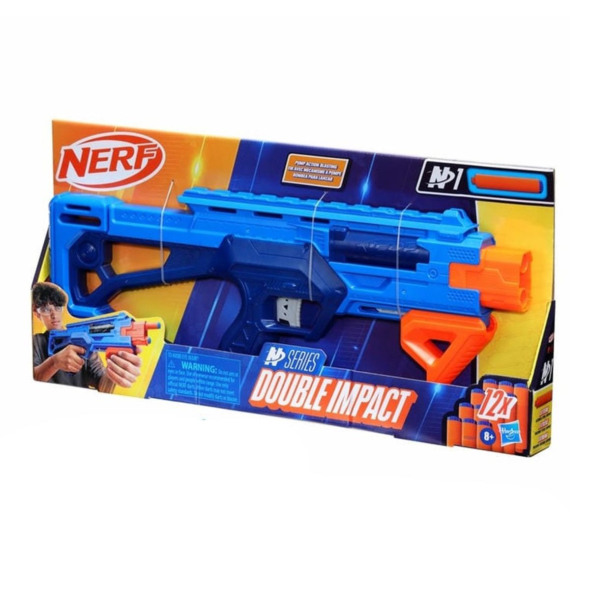 NERF - Lanzador nerf n series double impact
