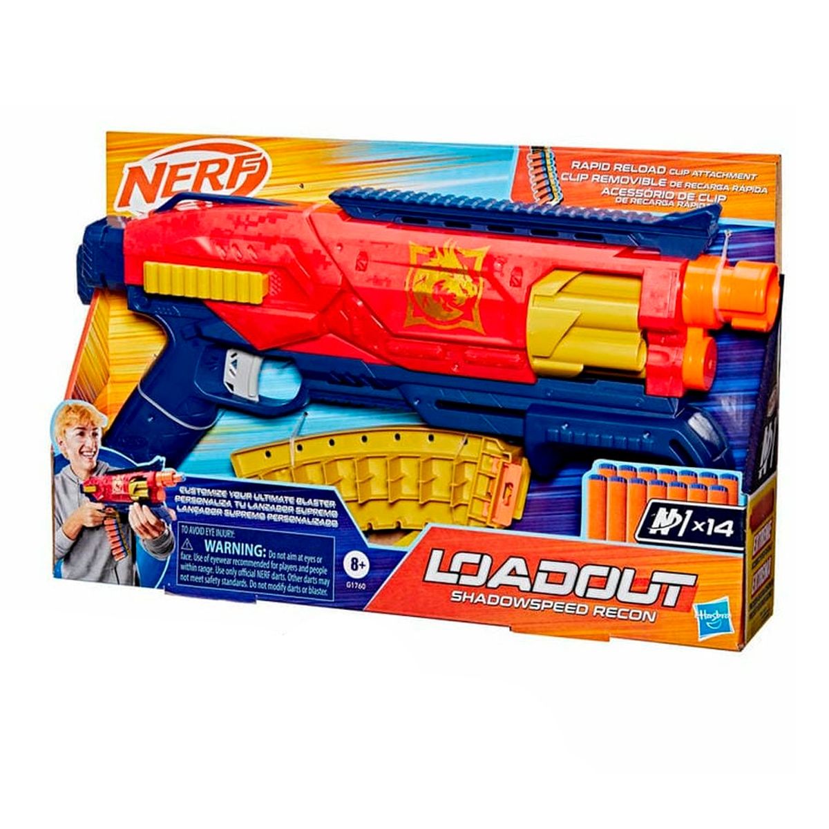 NERF - Lanzador nerf loadout shadowspeed recon