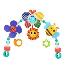 GENERICO - Arco Móvil Estimulación Bebé Para Coche-cuna-sillas Color Multicolor Mariposa