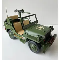MONTREAL - Jeep Willys A Escala Colección Decoración Vintage En Fierro