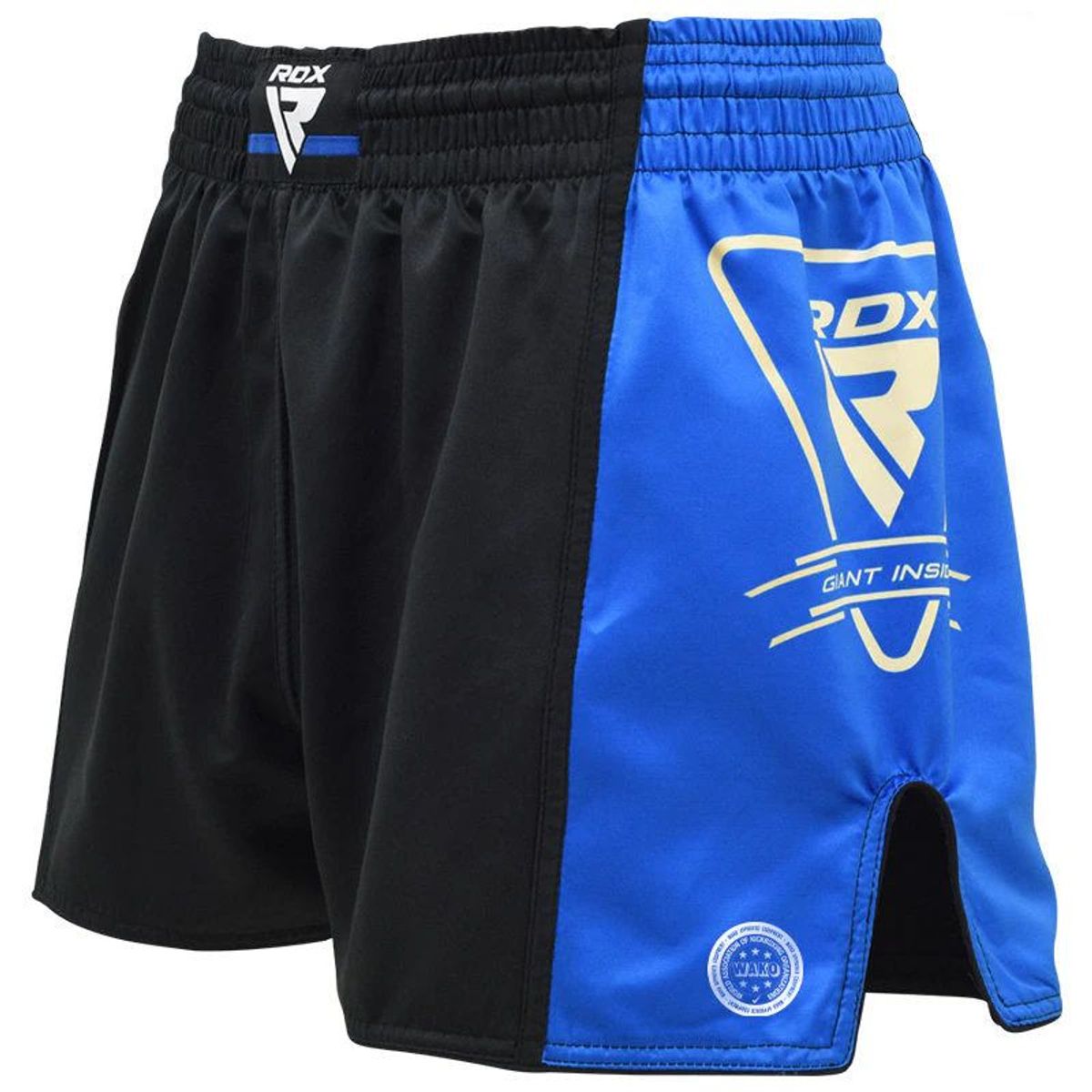 RDX - Short de Competicion Kickboxing y Artes Marciales T1 Wako Azul S