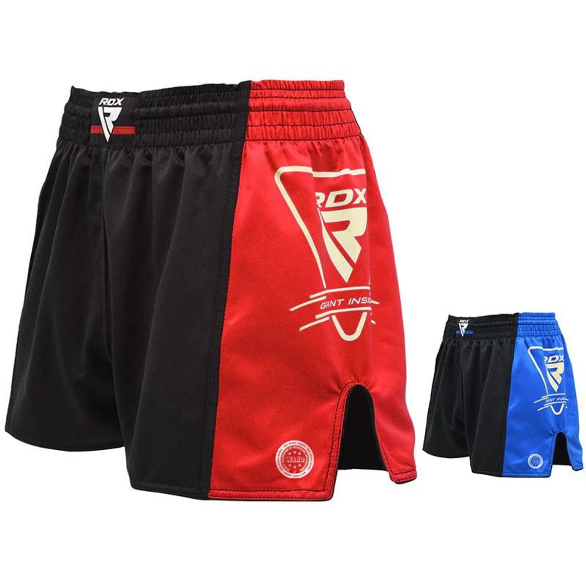 RDX - Short de Competicion Kickboxing y Artes Marciales T1 Wako Azul S