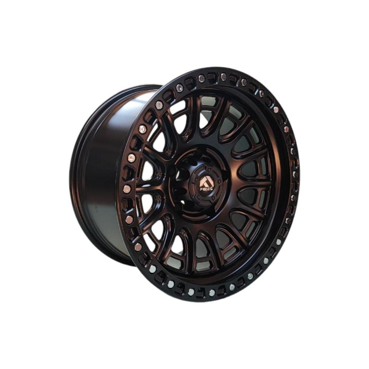 GENERICO - Juego de Llantas 17X9 5x1397 Et-12 MATT BLACK+RIVETS H134-7