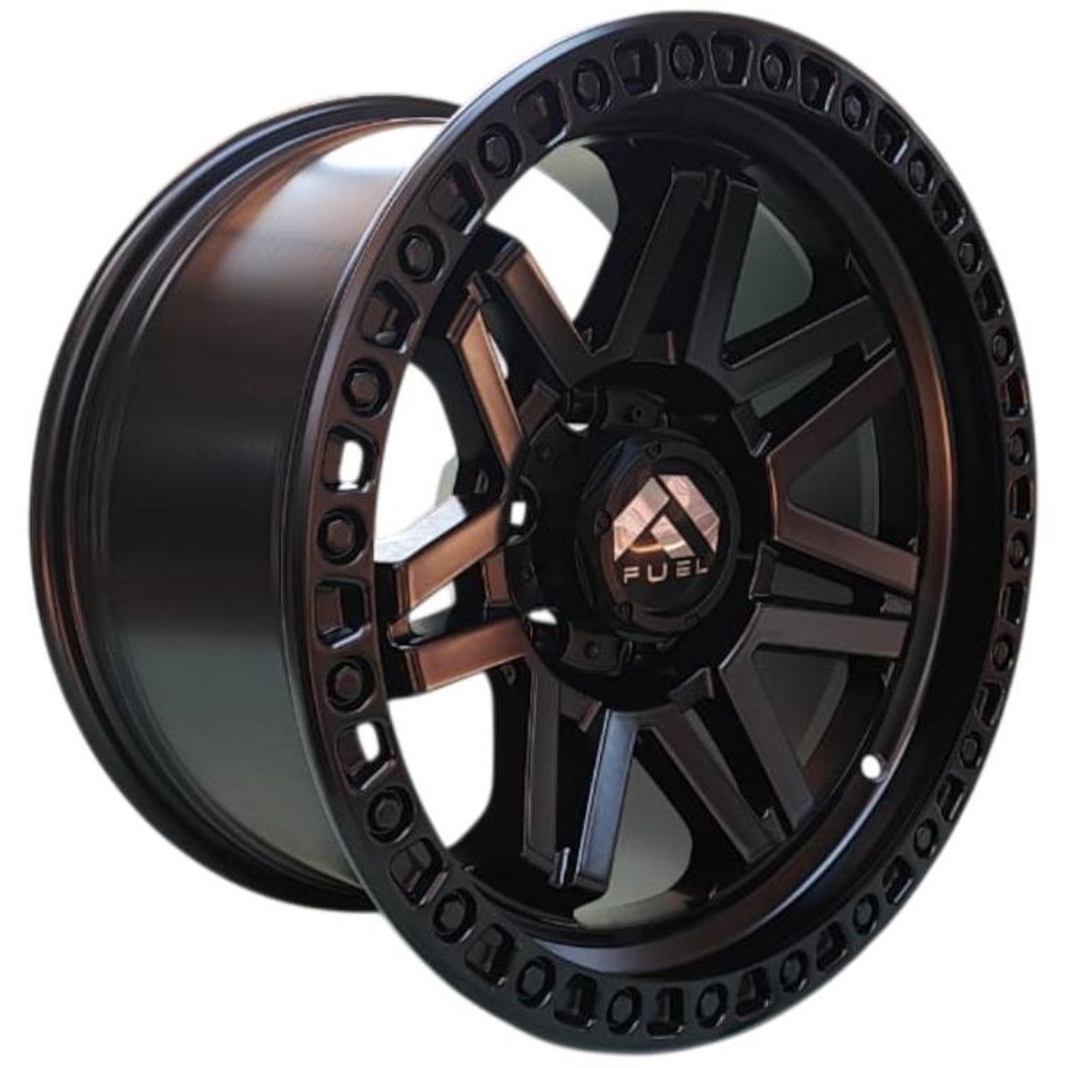 GENERICO - Juego de Llantas 17X9 6x1397 Et0 MATT BLACK H053-7