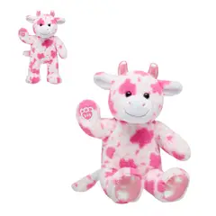 BUILD A BEAR - Peluche Vaca Rosa Build-A-Bear