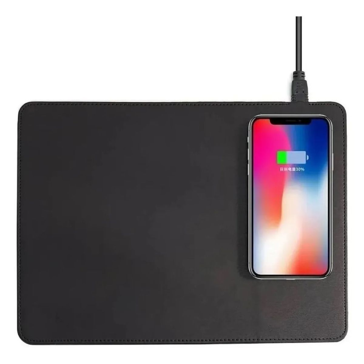 GENERICO - Mouse Pad Con Cargador Inalámbrico Tecnología Qi 10w Andowl