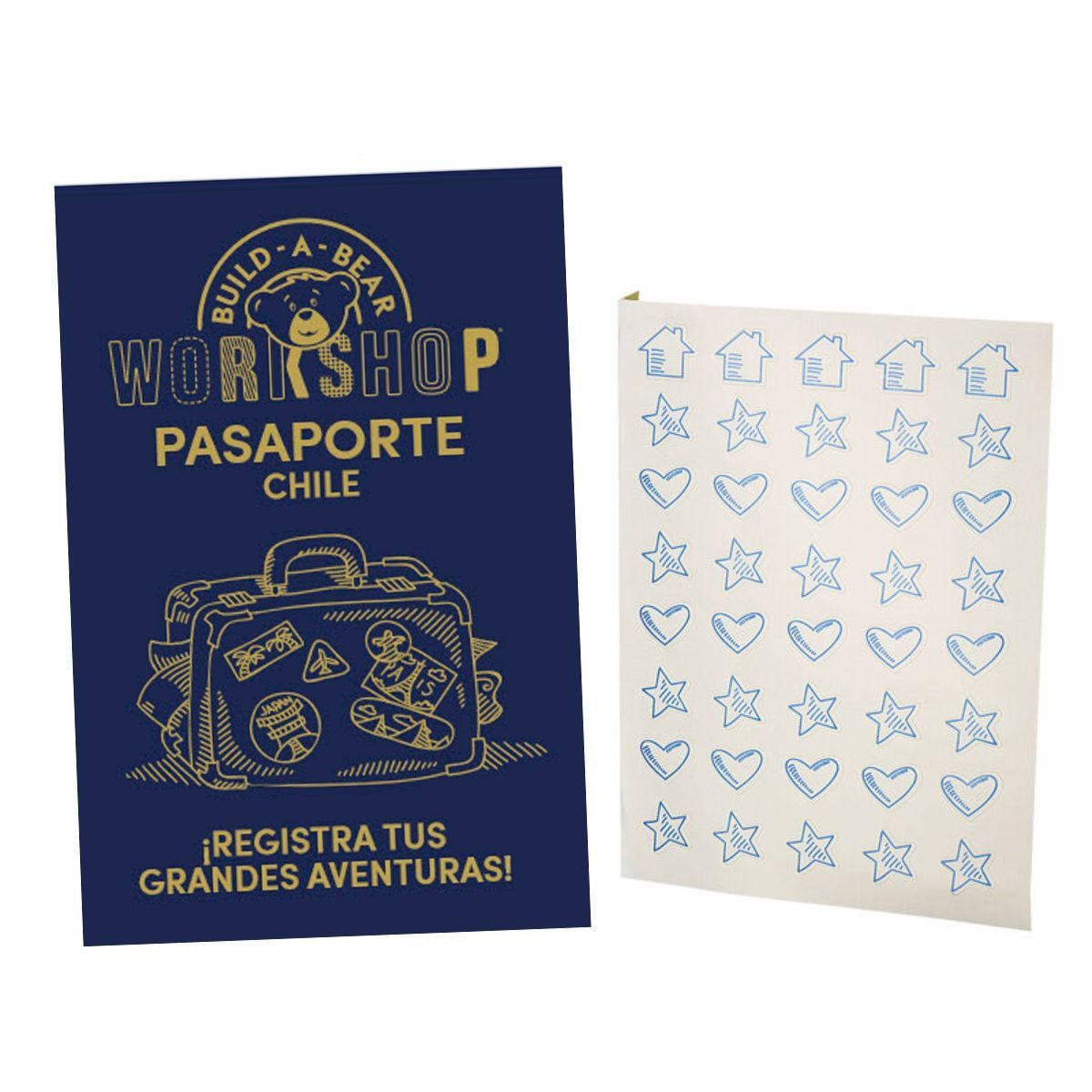 BUILD A BEAR - Pasaporte Chileno Build-A-Bear