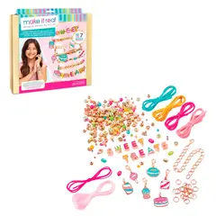 MAKE IT REAL - Kit de Pulseras Sweet Treats DIY – Crea 7 Pulseras