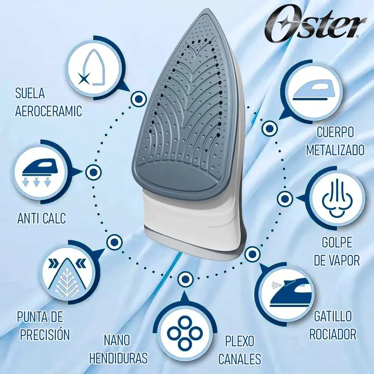 OSTER Plancha A Vapor Plancha Para Ropa Planchas De Ropa Ost