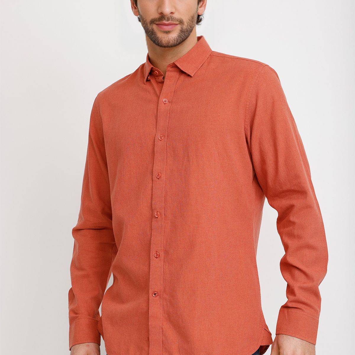 TRIAL - Camisa Lino Algodón Braulio Naranjo