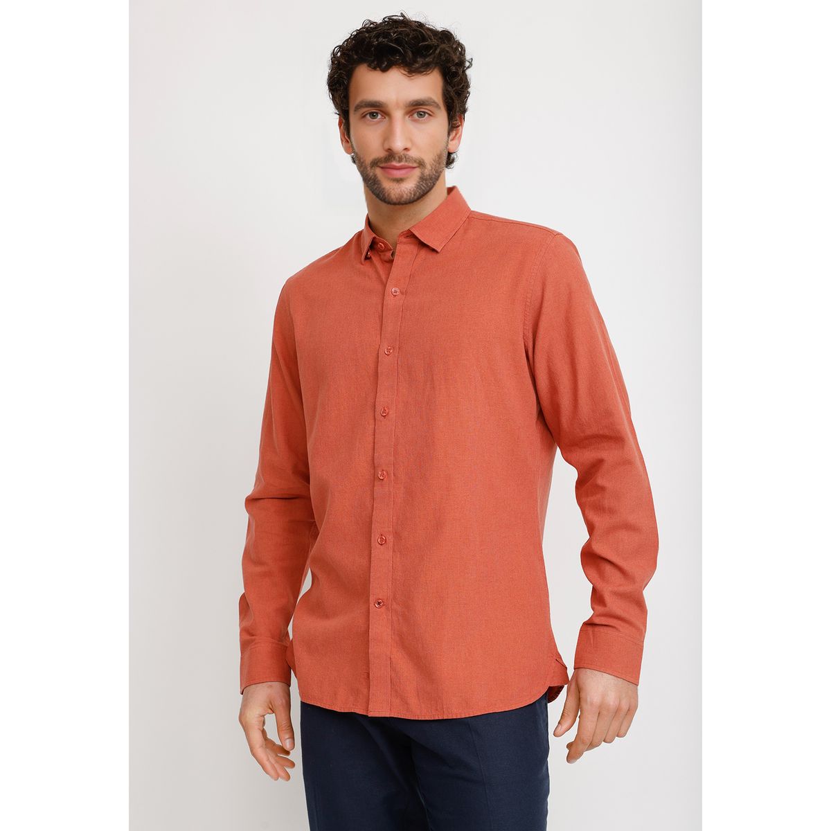 TRIAL - Camisa Lino Algodón Braulio Naranjo
