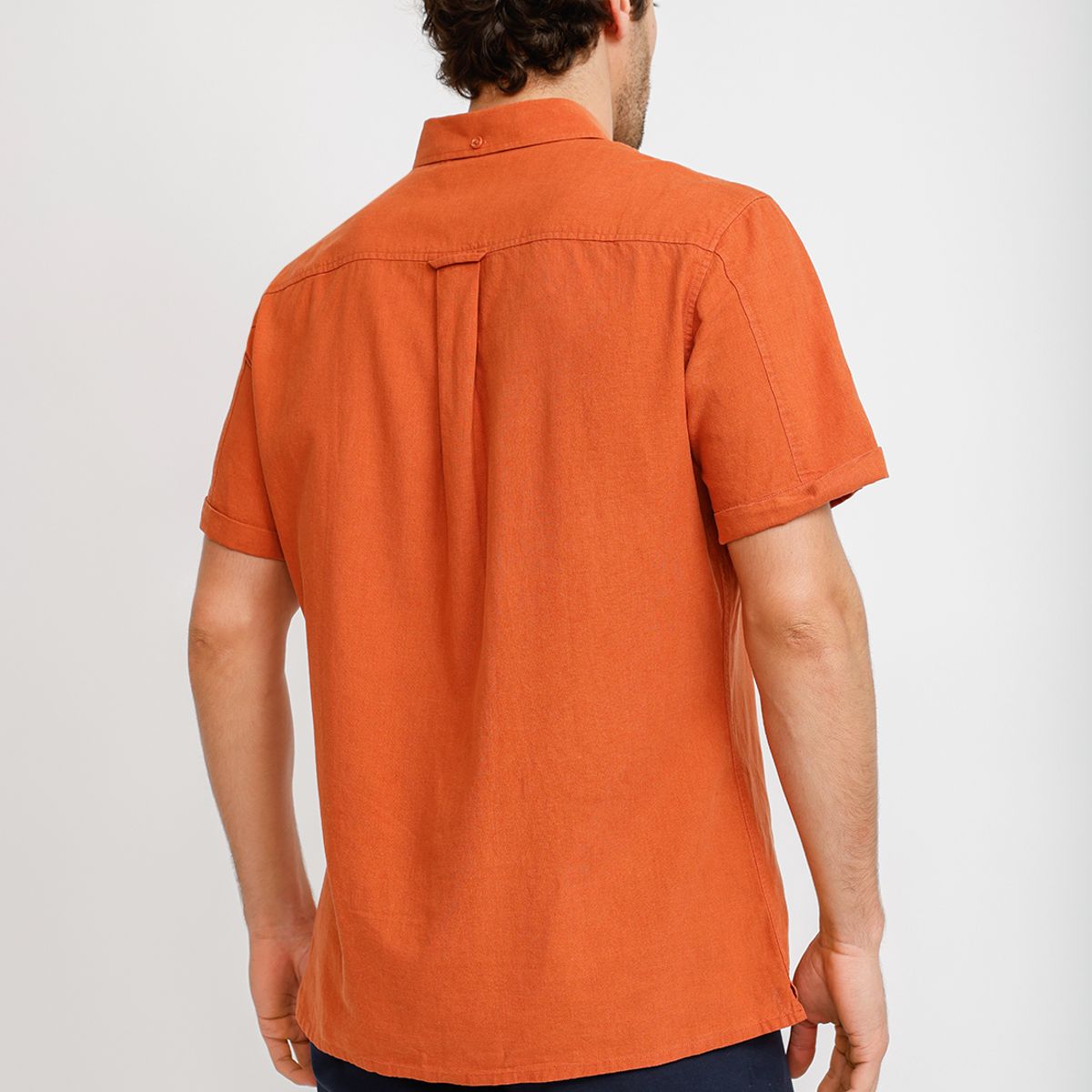 TRIAL - Camisa Lino Algodón Boris Naranjo