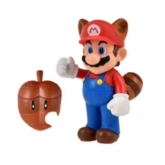 NINTENDO - Figura 6 Cm Con Acc Super Mario - Raccoon Mario