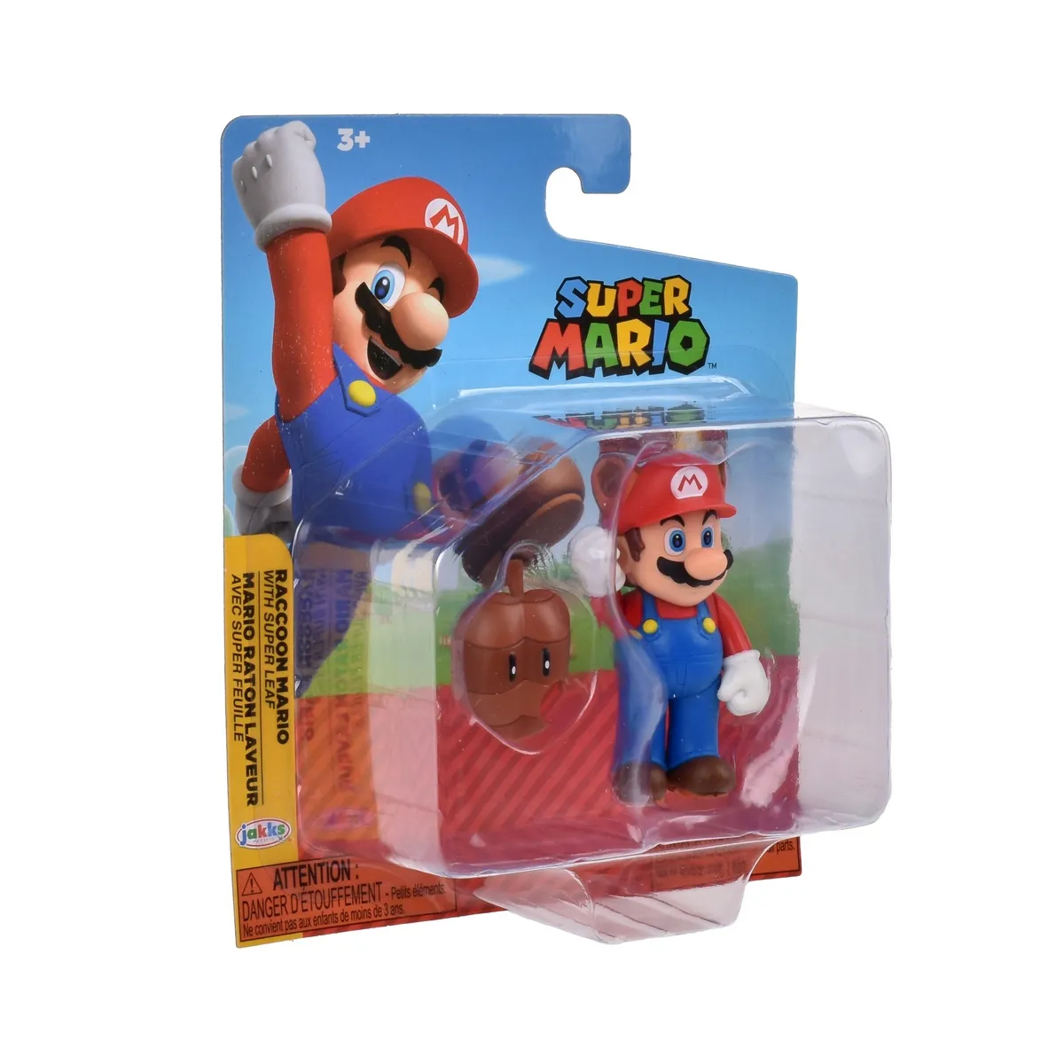 NINTENDO - Figura 6 Cm Con Acc Super Mario Nintendo - Raccoon Mario